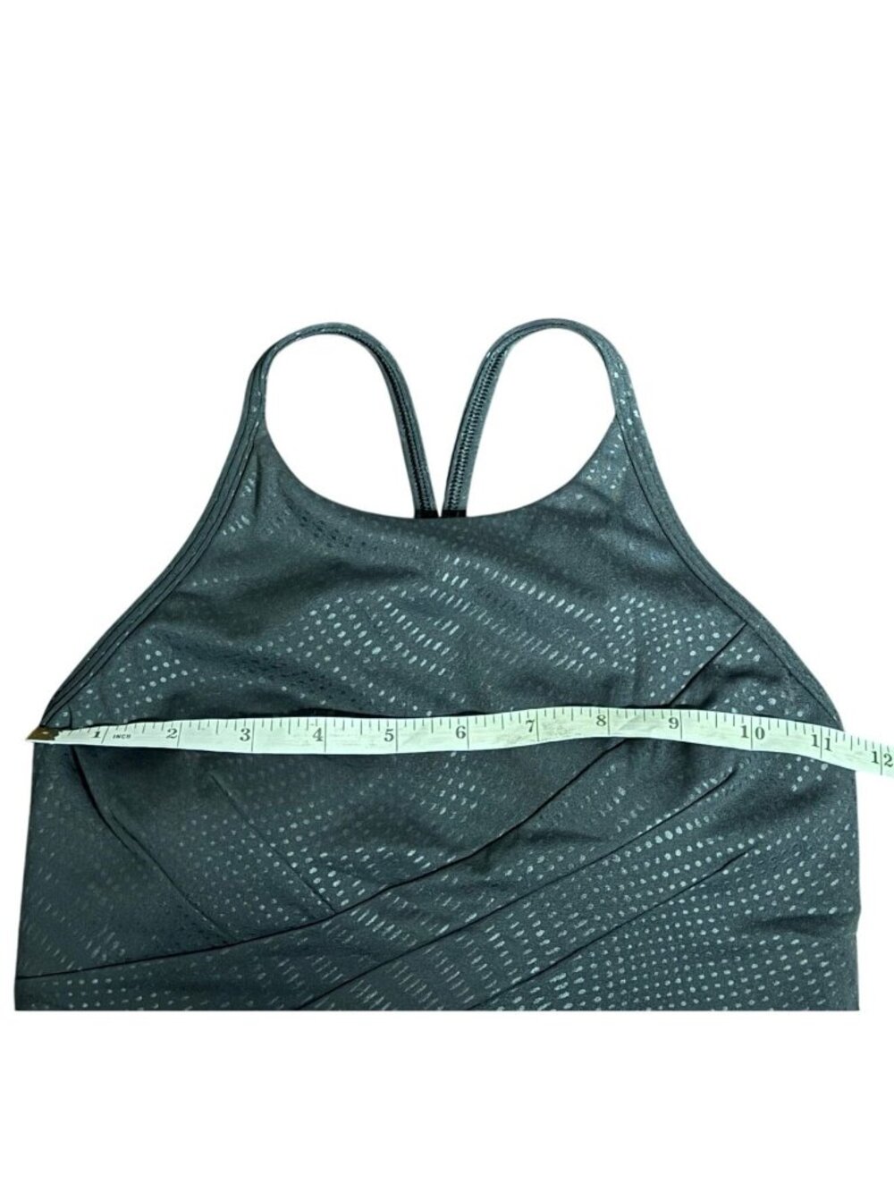 Lululemon Womens Black Sport Bra Flow Y Wrap Front High Neck W2EJHS Sz 4 B/C NWT - Picture 6 of 12